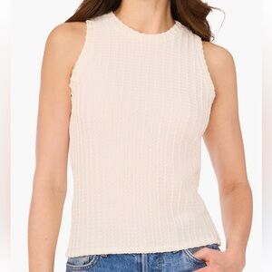 Parker Cream Textured Tank Top